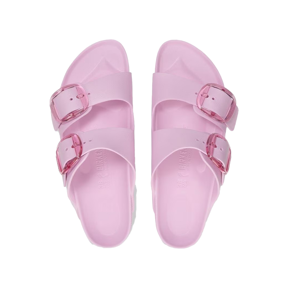Birkenstock Eva Arizona Big Buckle Narrow Fit Γυναικεία Ανατομικά Σανδάλια - Ροζ